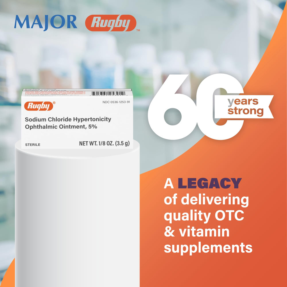 Rugby Laboratories packaging with usage instructions promotes correct application.