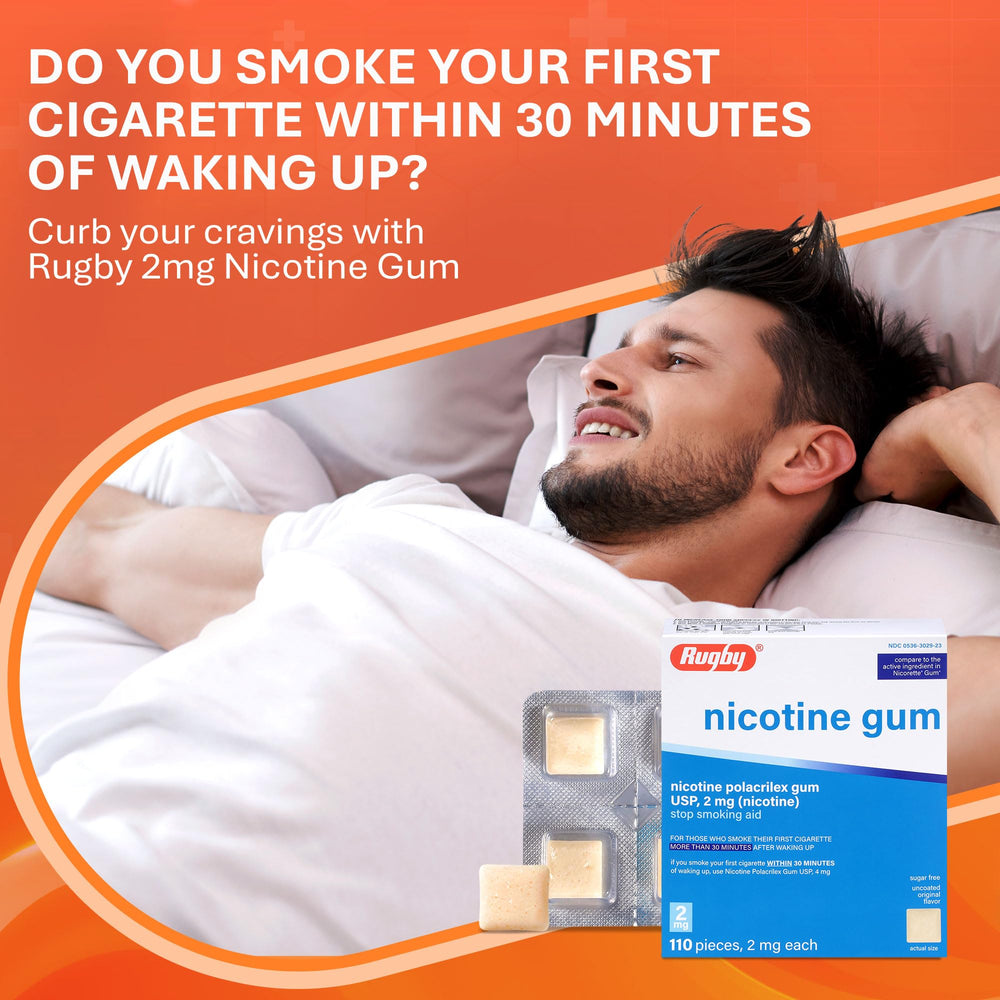 Rugby Laboratories quit-smoking 12-week plan visual for stepwise reduction.