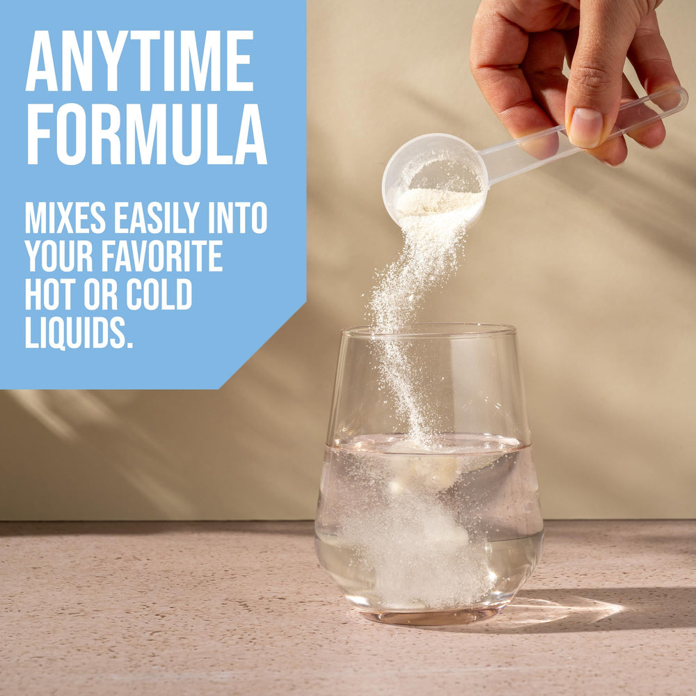 Rule 1 Collagen Peptides kitchen setup for simple shake additions