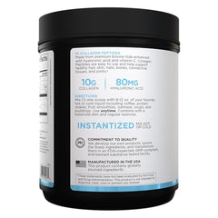 Rule 1 Collagen Peptides Powder dissolving in a glass of water