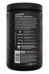 Rule 1 preLIFT gym scene, sustained focus and endurance during training.