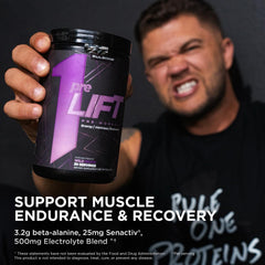 Rule 1 PreLIFT senactiv boosts endurance signals during tough sets.