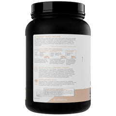 Rule 1 Proteins R1 Whey Isolate nutrition label highlighting 25g protein.