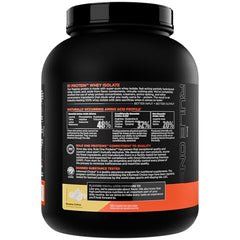 Rule 1 R1 Protein Isolate Banana Creme label shows ingredients and protein per serving