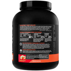 Rule 1 R1 Protein Whey Isolate shake with glass conveys quick mixability post workout.