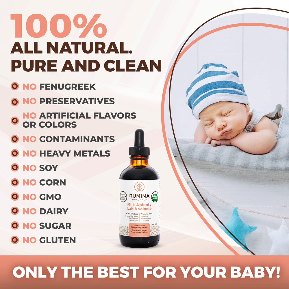 Mom using Milk Aplenty bottle during a breastfeeding moment for calm support.