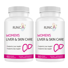 RUNICA Milk Thistle 300mg bottle clearly labeled, supports liver health and daily wellness.