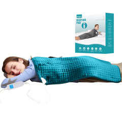 Ruqiji heating pad with LED screen controller for easy temperature adjustment.