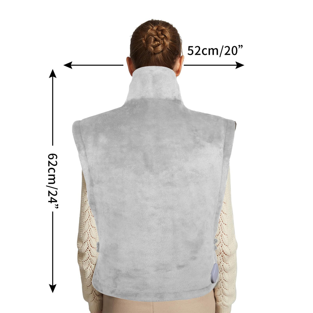 Ruqiji UL-certified heating pad with overheat protection for safe use.