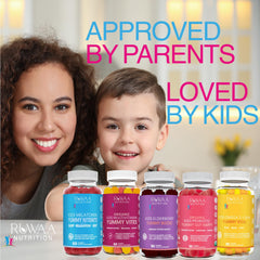 RUWAA NUTRITION Omega 3-6-9 Kids Gummies ingredients from algae and chia for heart and brain support