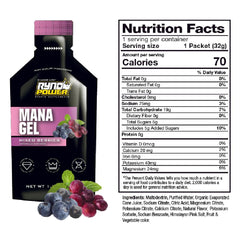 Ryno Power Mana gel caddy in use during a workout for quick energy