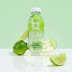 RYSE Clear Protein Drink Key Lime Pie 12-pack – convenient protein for busy days.
