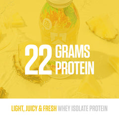 RYSE Clear Protein Drink pour shows smooth, non-milky finish.