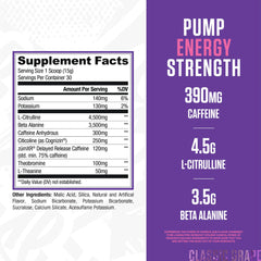 RYSE Loaded Bazooka Grape scoop illustrating convenient serving for explosive pumps.