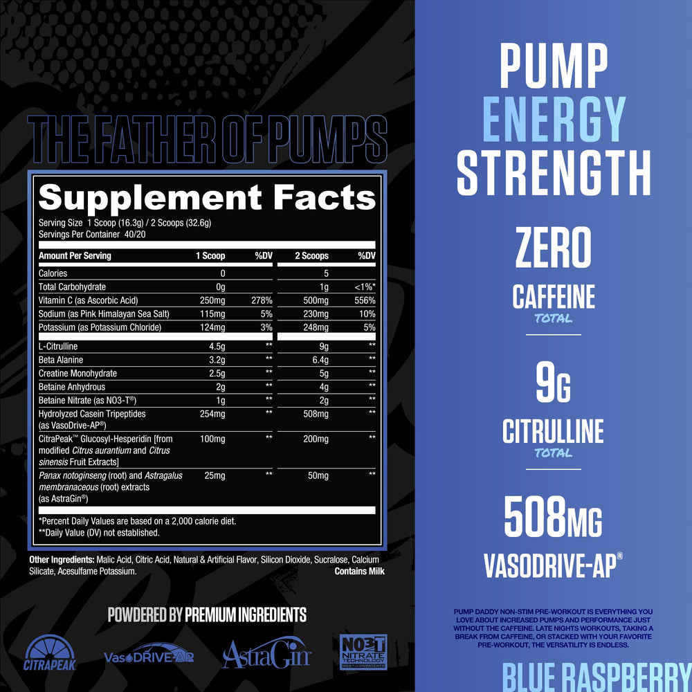 RYSE Pump Daddy V2 scoop close-up highlights easy measuring and portability.