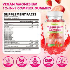 Saajoor 12 forms of magnesium illustrated to show diverse absorption options.