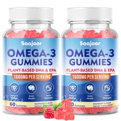 Saajoor vegan omega-3 gummies bottle for daily wellness