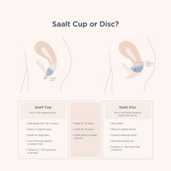 Saalt cup boil-clean for easy sanitation at home.