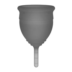 Saalt Soft carry bag scene with cup suggests tidy storage between cycles.
