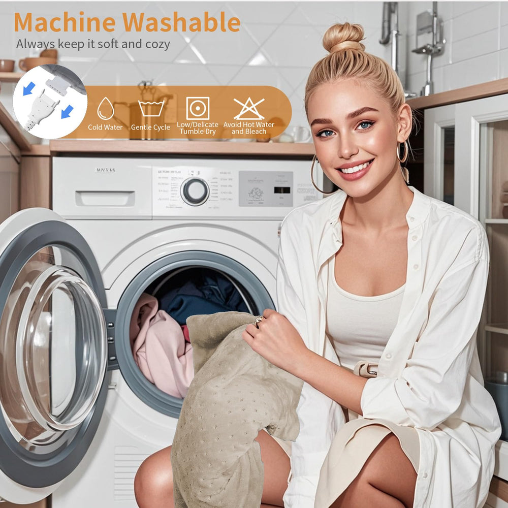 SAROO machine-washable design keeps cleanup easy.