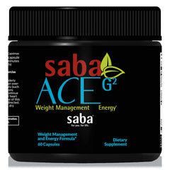 Saba ACE G2 bottle front for quick, jitter-free pre-workout energy