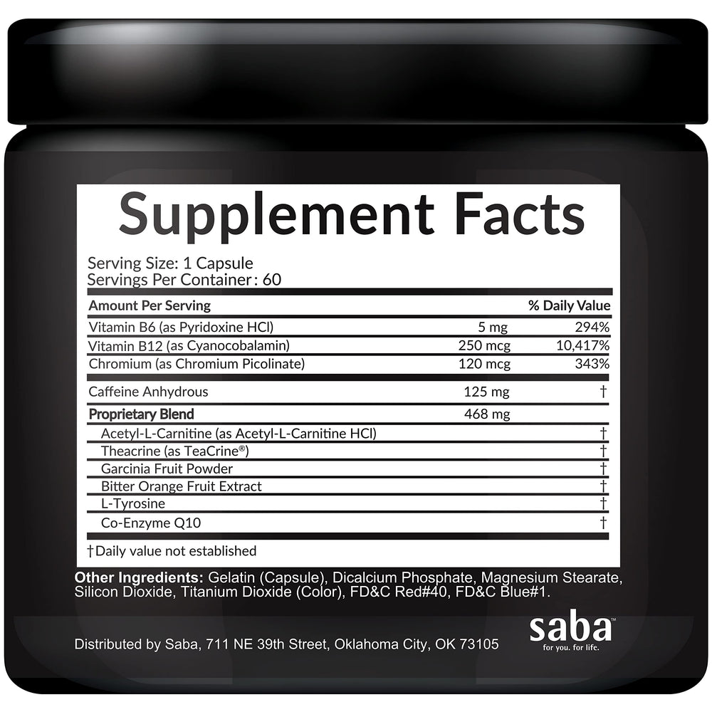 Saba Skinny 5000 box highlights USA-made production.