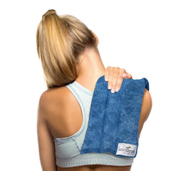 SacksyThyme heating pad back view showing broad, moist heat coverage.