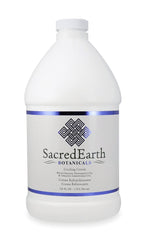 Sacred Earth Botanicals Cooling Cream bottle provides cooling relief during massages and moisturizes dry skin