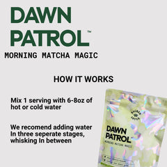 Sacred Lotus coconut milk powder mixer for creamy latte texture.
