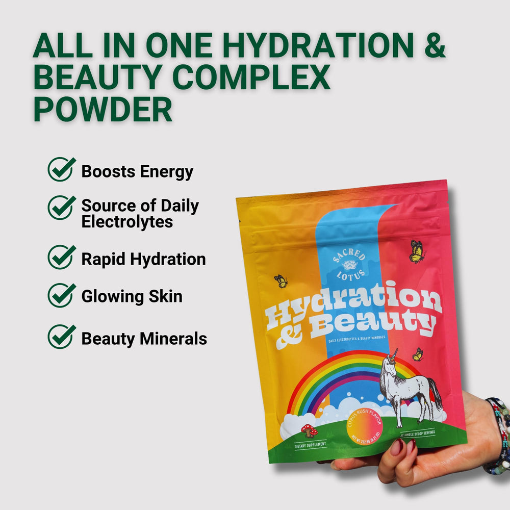 Pouring Sacred Lotus Citrus Rush delivers a magical citrus flavor.