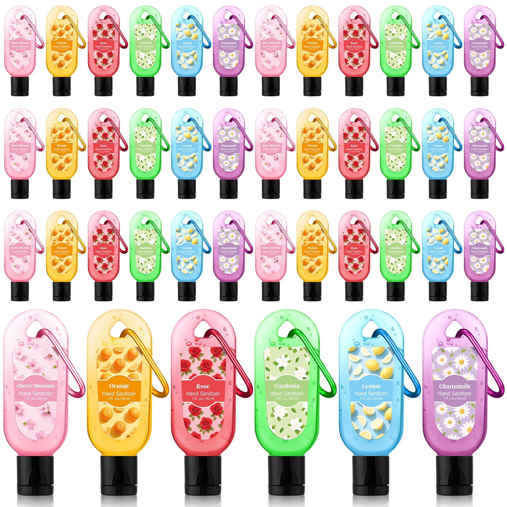 Sacubee 24-pack lavender hand sanitizer keychain for portable freshness.