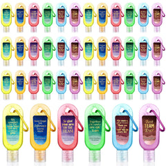 Sacubee 24pcs team appreciation keychain set with portable front-view design.