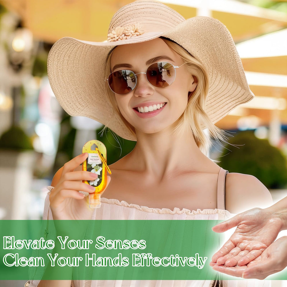 Sacubee portable keychain hand sanitizer clip keeps protection handy anywhere