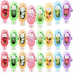 Sacubee spring scented hand sanitizer keychain 1oz bottle close-up for on-the-go hygiene