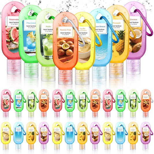 Sacubee mojito scented hand sanitizer keychain bottle for on-the-go freshness