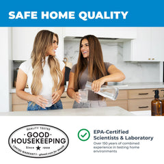 Safe Home logos and seals highlight trusted, USA-made quality