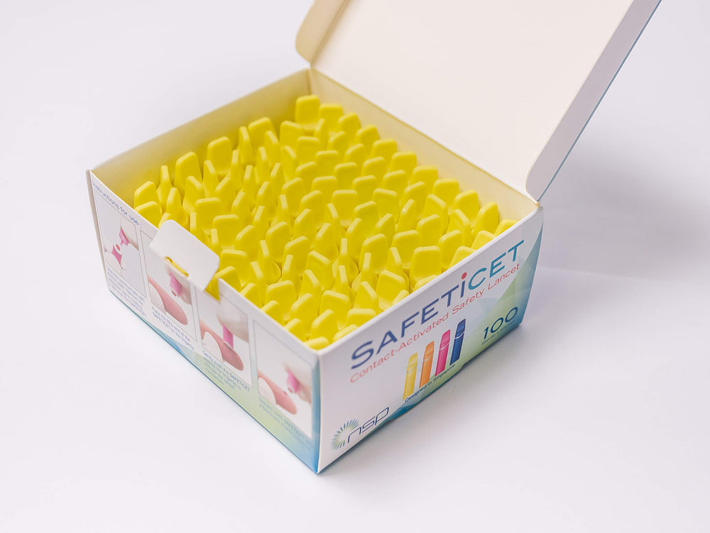 Safeticet depth 1-5mm controls penetration for consistent sampling