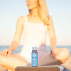 SAGA Serenity shot pour demonstrates fast-acting delivery for quick mood support
