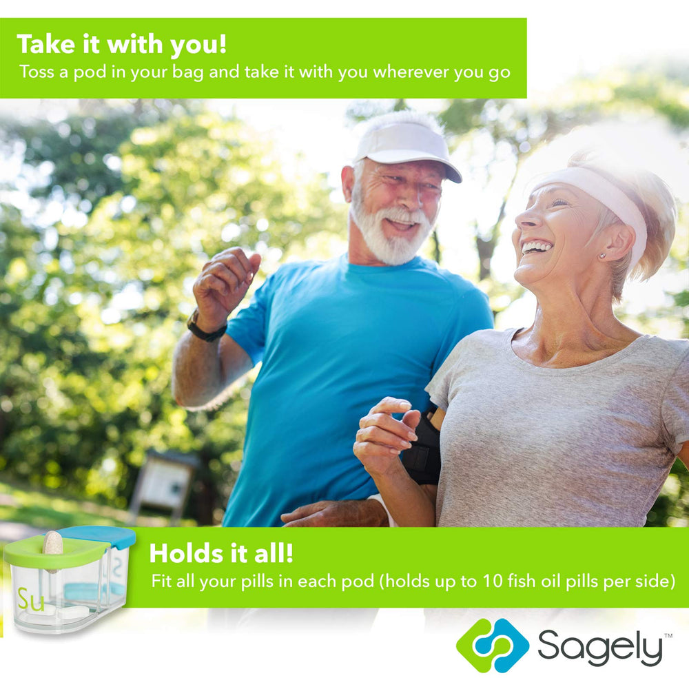 Sagely Smart XL free pill reminder app screen for reminders on the go.