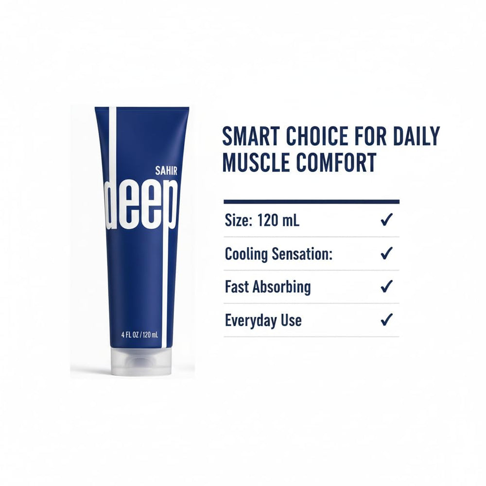 SAHIR Deep Blue 4oz size is ideal for daily use