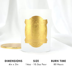 SAINT white vessel front view ideal for gifting moments