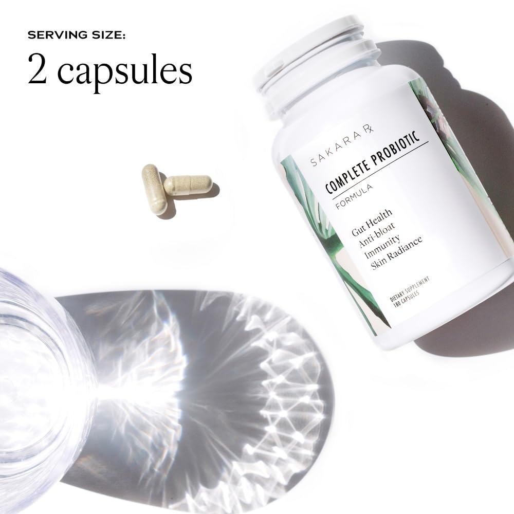SAKARA Complete Probiotic 11-strain blend supports balanced digestion