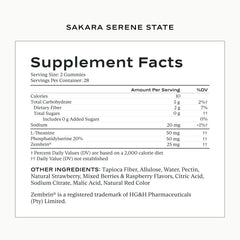 SAKARA Serene State during work to support calm focus
