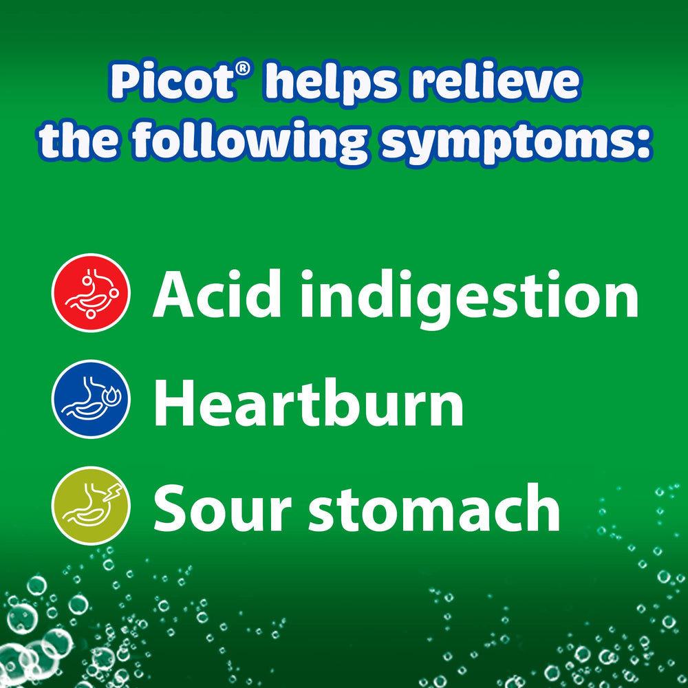 Sal de Uvas Picot compact sachet ideal for acid reflux care.