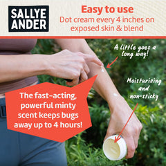 SALLYEANDER No Bite Me eco-friendly, DEET-free bug protection.