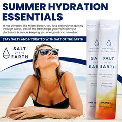Salt of the Earth keto-friendly hydration for low-carb regimes.