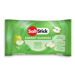 SaltStick Energy Gummies Green Apple serving scene during activity
