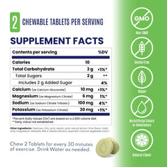 SaltStick FastChews Lemon Lime packaging front signals lemon-flavor electrolyte support.