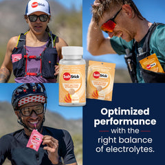 SaltStick FastChews nutrition panel close-up.