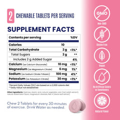 SaltStick FastChews provide sodium, potassium, and magnesium for electrolyte balance.